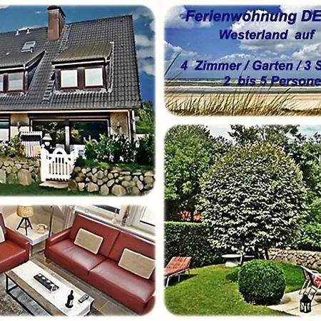 Apartamento Deichwiese Sylt-westerland 2-5 Personen-3 Schlafzimmer-terrasse *