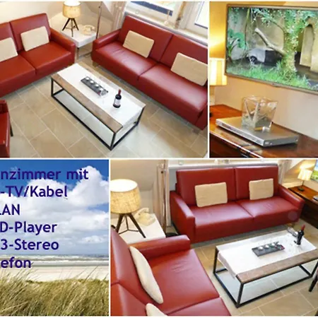 Deichwiese Sylt-westerland 2-5 Personen-3 Schlafzimmer-terrasse דירה *
